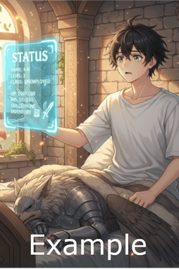 Isekai'd with a Status Screen cover
